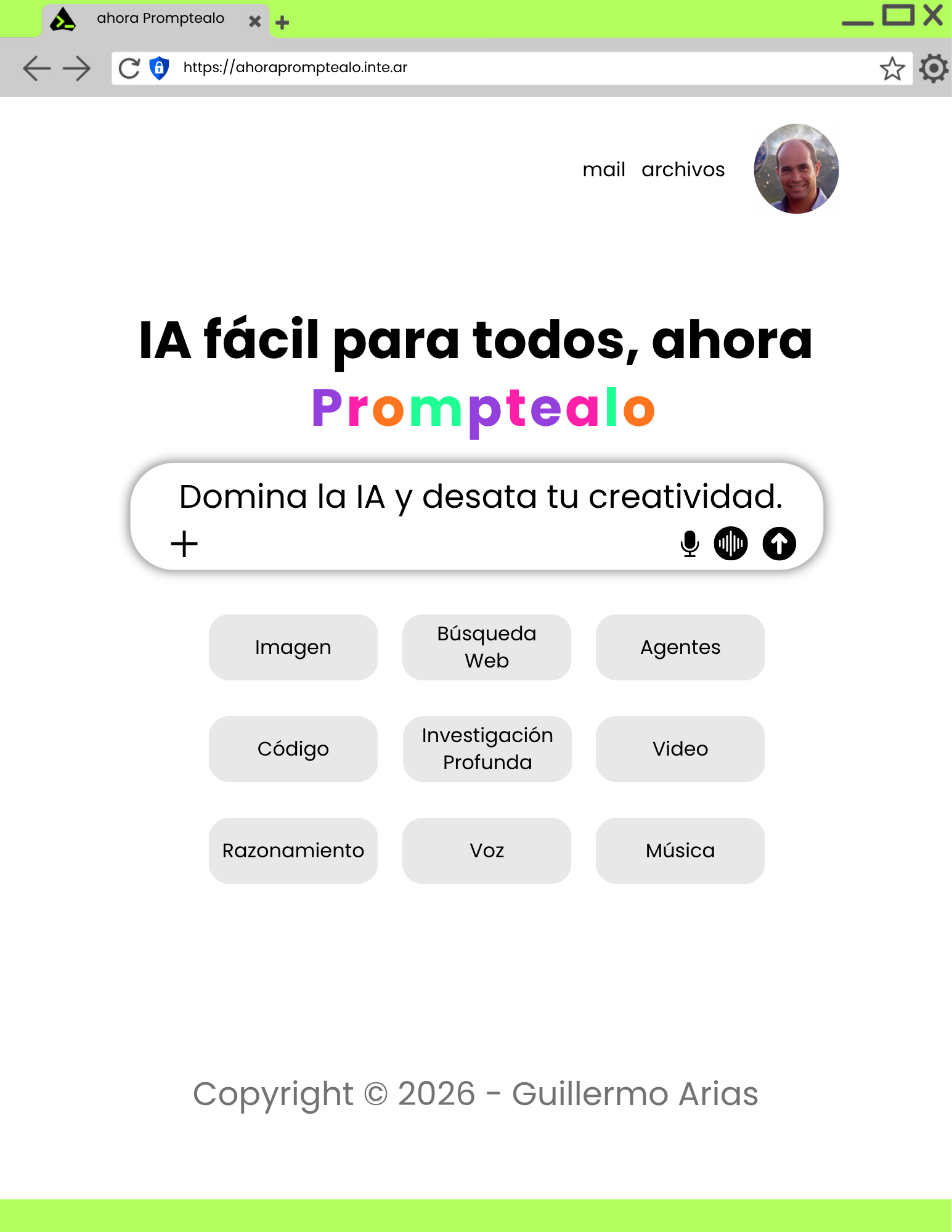 Edición física de Ahora Promptealo, de Guillermo Arias