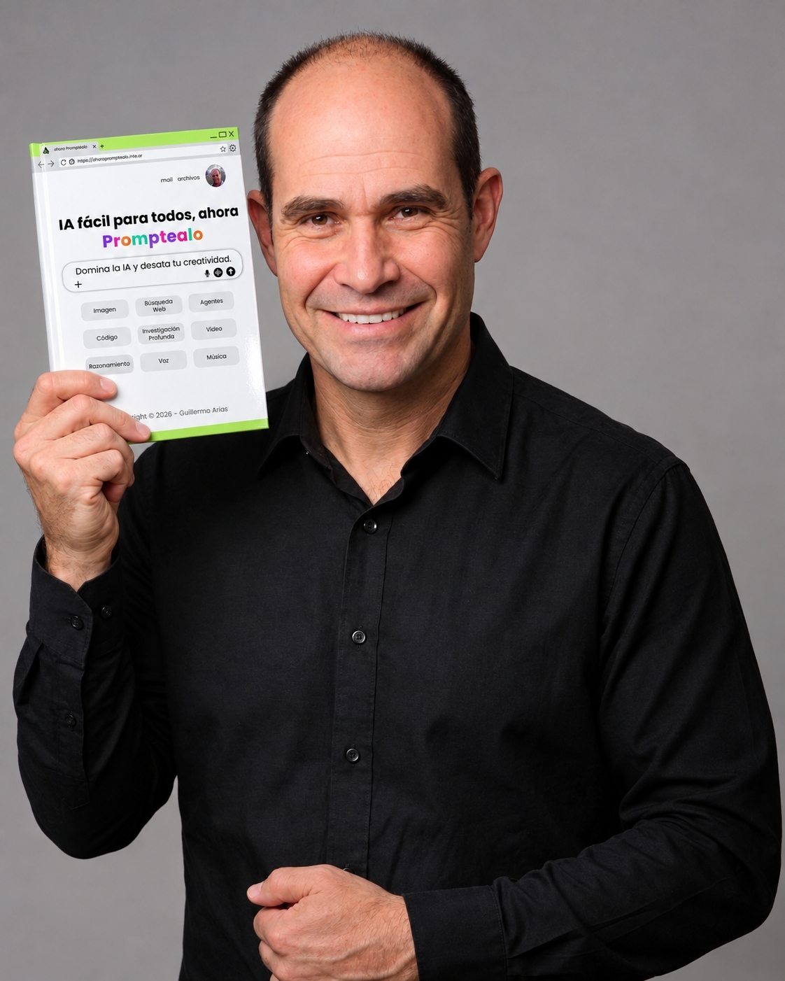 Guillermo Arias, autor de Ahora Promptealo